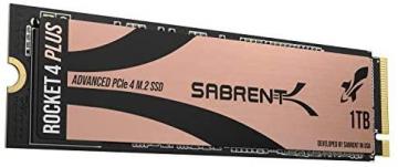 Sabrent 1TB Rocket 4 Plus NVMe 4.0 Gen4 PCIe M.2 Internal SSD Extreme Performance Solid State Drive