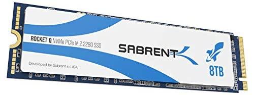 Sabrent Rocket Q 8TB NVMe PCIe M.2 2280 Internal SSD High Performance Solid State Drive