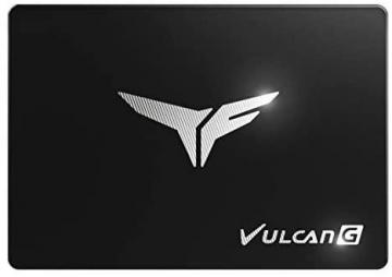 TEAMGROUP T-Force Vulcan G 1TB SLC Cache 3D NAND TLC 2.5 Inch SATA III Internal SSD