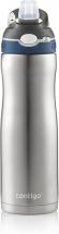 Contigo Autospout Straw Ashland Chill Vacuum-Insulated Stainless Steel Water Bottle, 20 oz., Monaco