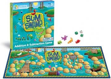 Learning Resources Sum Swamp Game Addition & Subtraction Game