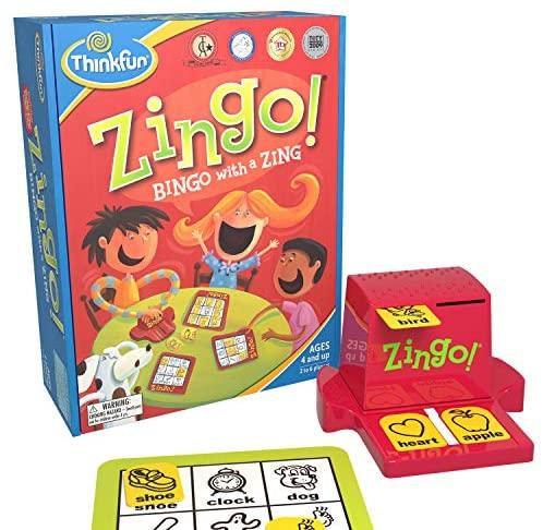 Think ThinkFun Zingo Bingo Award Winning Preschool Game for Pre-Readers and Early Readers
