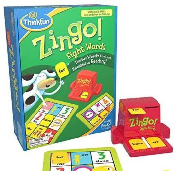 Think ThinkFun Zingo Sight Words Award Winning Early Reading Game for Pre-K to 2nd Grade