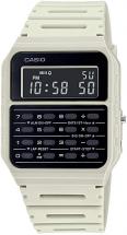 Casio Data Bank Quartz Watch with Resin Strap, Beige