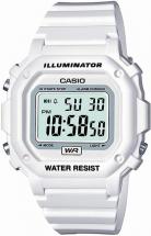 Casio Classic Quartz Resin Strap, White, 18 Casual Watch