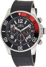 Invicta Men's Pro Diver 48mm Stainless Steel and Polyurethane Chronograph Quartz Watch, Black