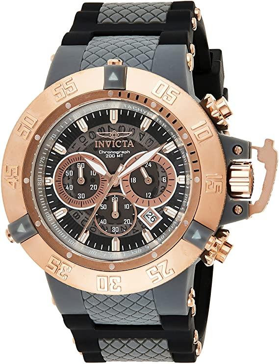 Invicta Men's Subaqua Noma III Quartz Watch with Silicone Strap, Gray