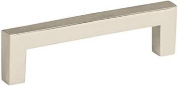 Amerock Cabinet Pull Polished Nickel 3-3/4 inch (96 mm) Center to Center