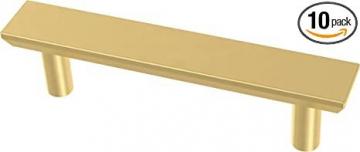 Franklin Brass Bayview Brass Simple Chamfered Pull, Cabinet Handles and Drawer Pulls