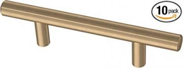 Franklin Brass BAR076Z-CZ-B Bar 3 Inch Cabinet Pull, 3" (76mm), 10pk, Champagne Bronze