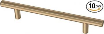 Franklin Brass P01026Z-CZ-B Bar 5-1/16 Inch Cabinet Pull, 5-1/16" (128mm), 10pk, Champagne Bronze