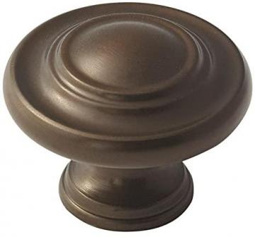 Amerock 1853567 Inspirations 1-3/4 in (44 mm) Diameter Caramel Bronze Cabinet Knob
