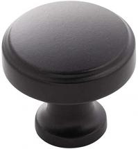 Hickory Hardware H077849MB Piper Collection Knob, 1-1/4 Inch Diameter, Matte Black
