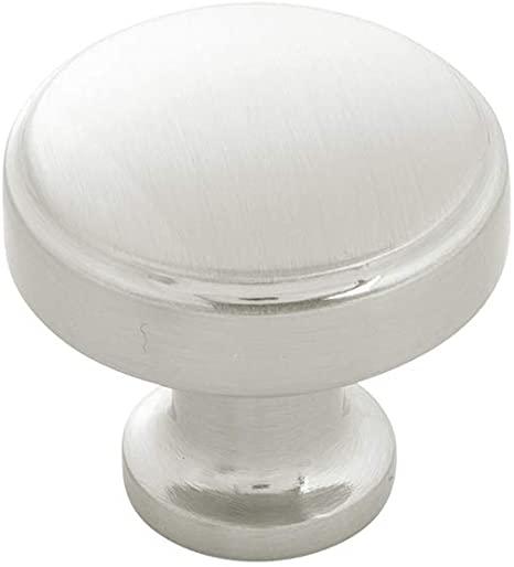 Hickory Hardware H077849SN Piper Collection Knob, 1-1/4 Inch Diameter, Satin Nickel