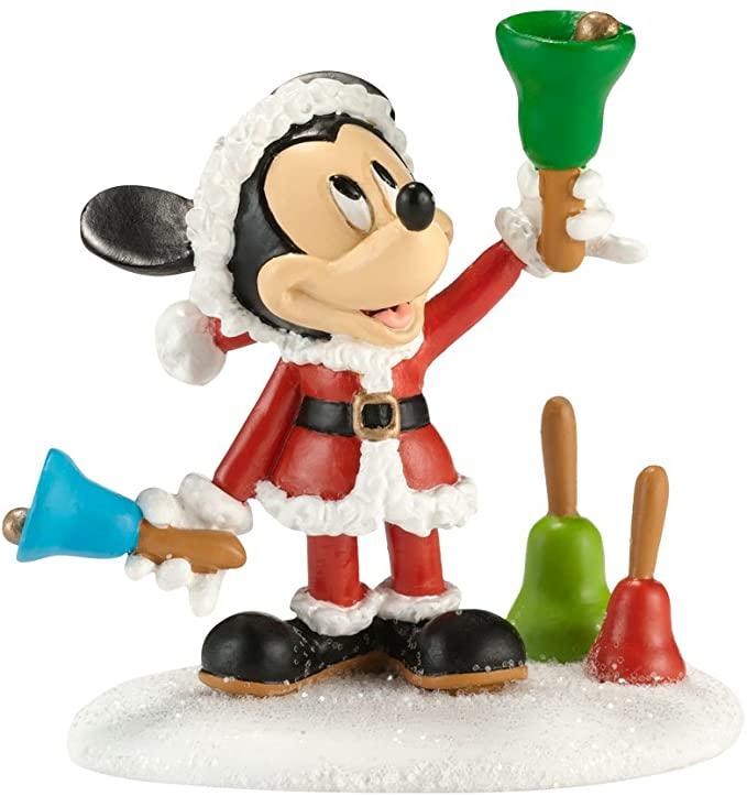 Department 56 Disney Village Ringing in the Holidays Accessory Figurine, 2.375 inch