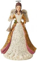 Enesco Jim Shore 6004186 Victorian Angel with Horn Hanging Ornament,Resin, 4.5inches, Mutlicolour