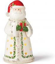 Lenox Holiday Santa Light-Up Figurine, Ivory