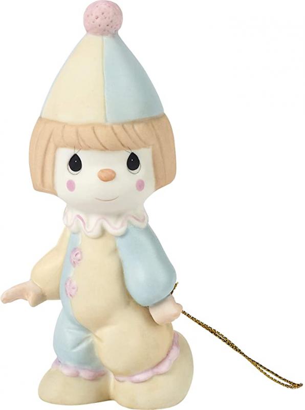 Precious Moments, Bless The Days Of Our Youth, Birthday Train Bisque Porcelain Figurine, 142019