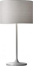 Adesso 6236-02 Oslo Table Lamp, 22.5 in, 60 W Incandescent/13W CFL, White Metal