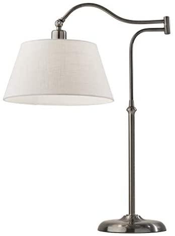 Adesso 3348-23 Rodeo Table Lamp, 26.25 in, 60W, Antique Pewter, 1 Table Lamp
