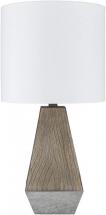 Artistic Weavers Yael Table Lamp, 17.5"H x 9"W x 9"D, Taupe