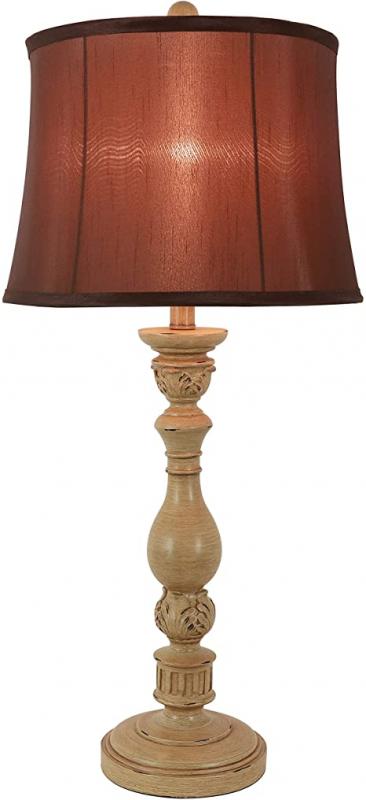 Decor Therapy TL19142 Dora Table Lamp, Antique Ivory