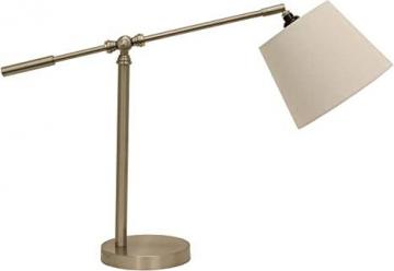 Decor Therapy TL10813 Table Lamp, Brushed Steel