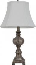 Decor Therapy Tl7920 25" Carved Silver Tone Table Lamp