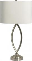 Decor Therapy TL14121 Brushed Steel Table Lamp