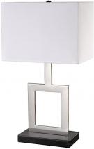 Globe Electric 11388 D'Alessio Table Lamp, 21 in, Brushed Nickel