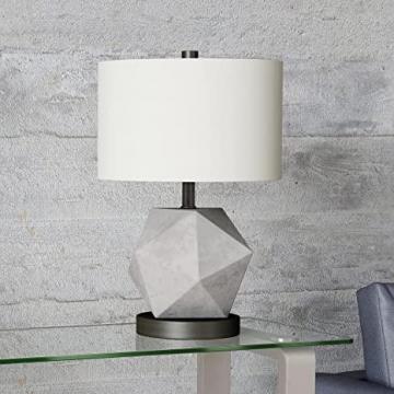 Henn&Hart Concrete Geometric Lamp, One Size