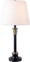 Kenroy Home 33339AB Jenkins Table Lamps, Medium, Oil Rubbed Bronze and Antique Brass