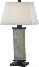 Kenroy Home 21037SL Hanover Table Lamps, 29 Inch Height, Natural Slate