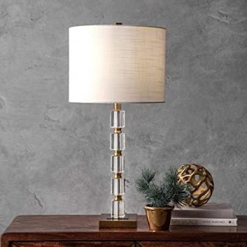 nuLOOM Manhattan 29" Crystal Bamboo Pole Table Lamp