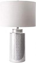 nuLOOM Austin 29" Ceramic Floral Trellis Table Lamp