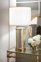 nuLOOM Rogers 25" Glass Mosaic Table Lamp