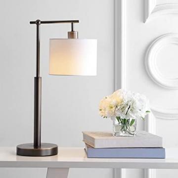 Safavieh Lighting Collection Harlan Brown Arch 23-inch Table Lamp