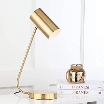 Safavieh Lighting Collection Crane Gold Task 23-inch Desk Dorm Study Task Table Lamp