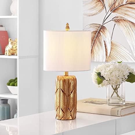Safavieh Lighting Collection Wilsa Gold Leaf 23-inch Table Lamp