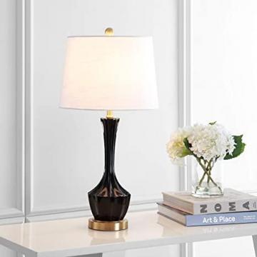 Safavieh Lighting Collection Ronan Modern Contemporary Black/ Gold 28-inch Table Lamp