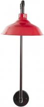 Creative Co-Op EC0201 Metal Wall Round Shade Sconce, Red