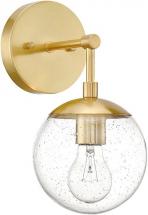 Design House 588871-SG Gracelyn Modern Indoor Dimmable Light with Globe Shade, Wall, Satin Gold