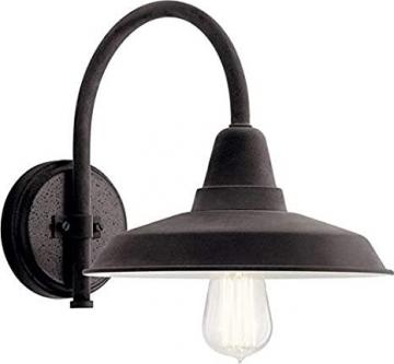 Kichler Marrus™ 1 Light Wall Sconce in Weathered Zinc and Anvil Iron