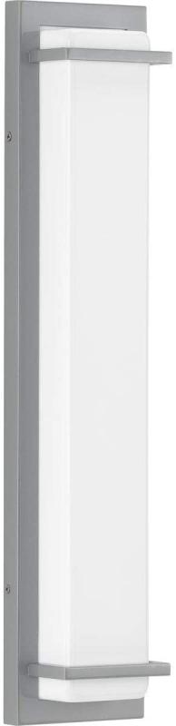 Progress Z-1080 LED Collection 2-Light White Acrylic Shade Modern Outdoor Large Wall Sconce