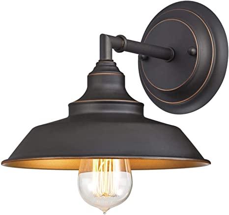 Westinghouse Lighting 6344800 One-Light Indoor Finish with Highlights Iron Hill Wall Fixture