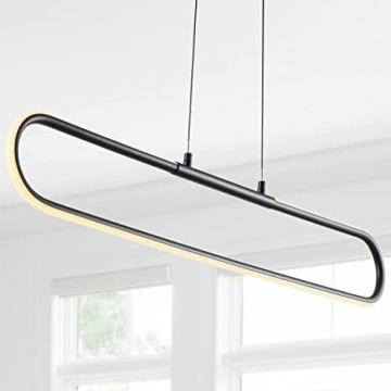 JONATHAN Y JYL7021B Ned 39" Dimmable Adjustable Integrated LED Metal Linear Pendant