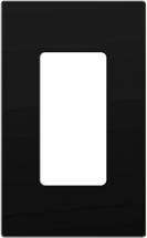Enerlites - SI8831-BK-SL Screwless Decorator Wall Plate Outlet Cover, 1-Gang 4.68" H x 2.93” L