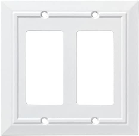 Franklin Brass W35248-PW-C Classic Architecture Double Decorator Wall Plate/Switch Plate/Cover