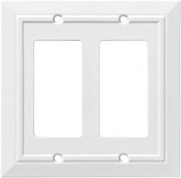 Franklin Brass W35248-PW-C Classic Architecture Double Decorator Wall Plate/Switch Plate/Cover