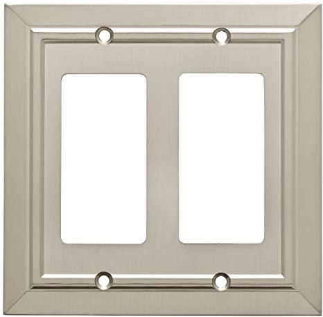 Franklin Brass W35224-SN-C Classic Architecture Double Decorator Wall Plate/Switch Plate/Cover